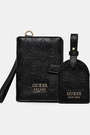 Guess Etui na paszport i zawieszka do bagażu WILDER kolor TWX745 20370
