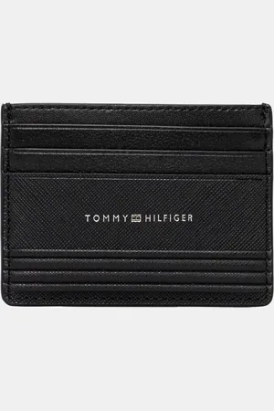 Tommy Hilfiger Etui na karty skórzane kolor AM0AM13257