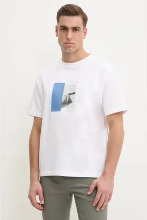 HUGO BOSS T-shirt bawełniany męski kolor z nadrukiem 50534919