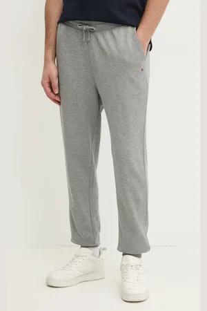 Tommy Hilfiger Spodnie dresowe bawełniane kolor gładkie MW0MW37236