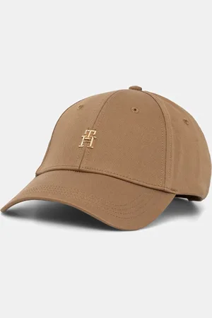 Tommy Hilfiger Czapka z daszkiem bawełniana kolor z aplikacją AW0AW17128
