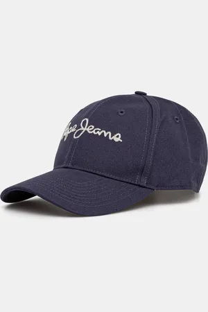 Pepe Jeans Czapka z daszkiem bawełniana MALLON CAP kolor z aplikacją PM040567