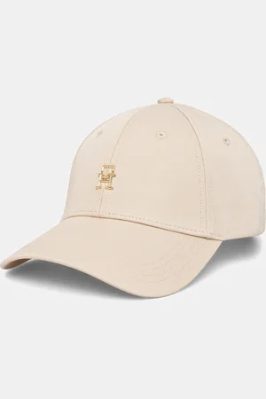 Tommy Hilfiger Czapka z daszkiem bawełniana kolor z aplikacją AW0AW17128