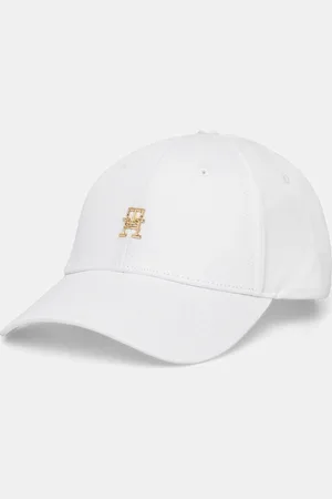 Tommy Hilfiger Czapka z daszkiem bawełniana kolor z aplikacją AW0AW17128
