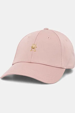Tommy Hilfiger Czapka z daszkiem bawełniana kolor z aplikacją AW0AW17128