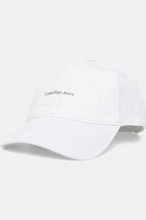 Calvin Klein Czapka z daszkiem bawełniana kolor gładka LV04K5027G