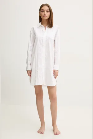 Ralph Lauren Koszula nocna bawełniana kolor bawełniana ILN32305