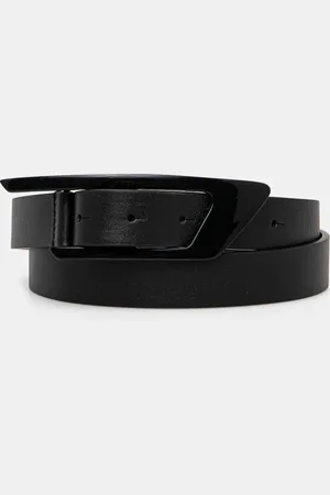 Diesel Pasek skórzany D LOGO B-DLOGO II belt męski kolor X09916.PR227