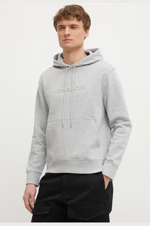 Michael Kors Bluza męska kolor z kapturem z aplikacją CR552G25MF