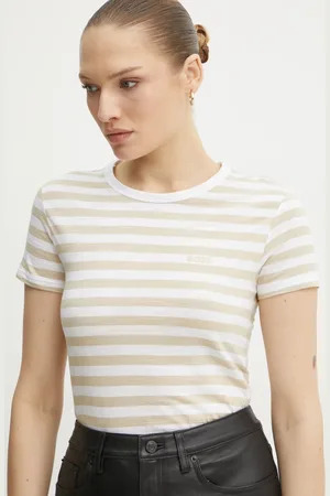 HUGO BOSS T-shirt bawełniany damski kolor 50504192