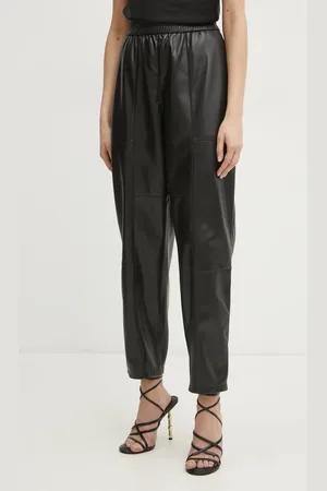 HUGO BOSS Spodnie damskie kolor proste high waist 50531744