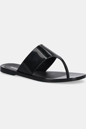 Melissa Japonki ESSENTIAL CHIC AD damskie kolor na płaskim obcasie M.33406.01003