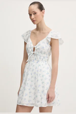 Hollister Sukienka bawełniana kolor mini rozkloszowana KI359-5031