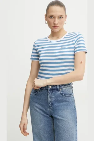 HUGO BOSS T-shirt bawełniany damski kolor 50504192