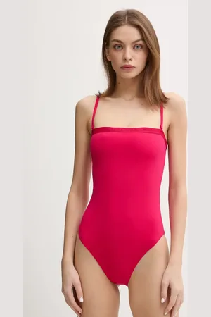 Tommy Hilfiger Jednoczęściowy strój kąpielowy kolor miękka miseczka UW0UW05846
