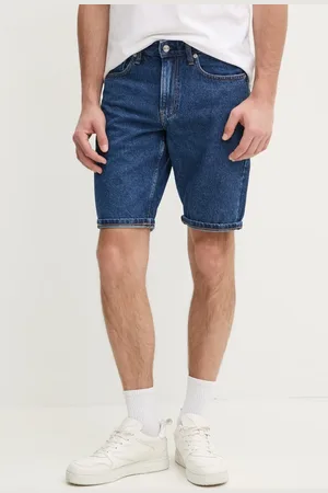 Calvin Klein Szorty jeansowe męskie kolor J30J327192