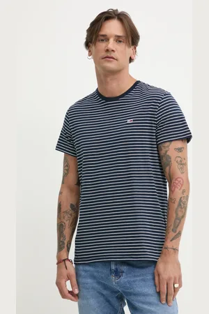 Tommy Hilfiger T-shirt bawełniany męski kolor wzorzysty DM0DM20377