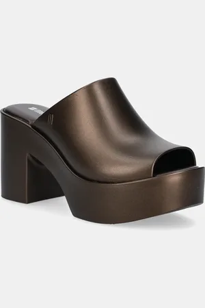 Melissa Klapki MULE HYPE METALLIC AD damskie kolor na słupku M 36497.BI597
