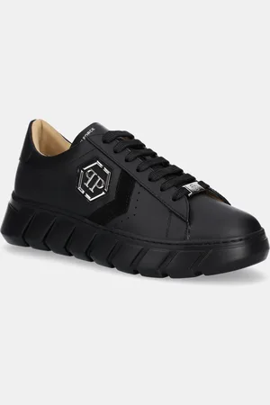 Philipp Plein Sneakersy skórzane Nappa Lo-Top Hexagon męskie kolor USC0698 PLE075N 0202