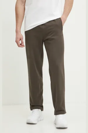 adidas Spodnie dresowe bawełniane Essential kolor gładkie JD3318