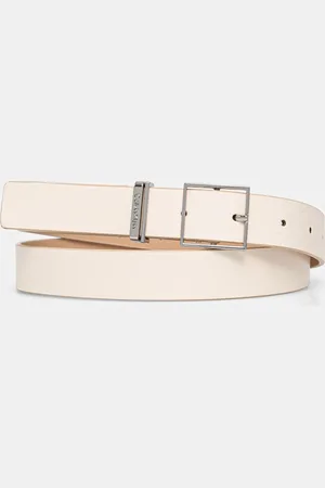 Calvin Klein Pasek skórzany damski kolor K60K612866