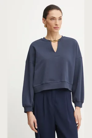 Twin-Set Bluza bawełniana damska kolor gładka 251TP2483