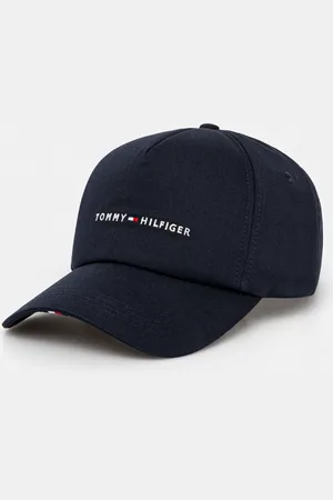 Tommy Hilfiger Czapka z daszkiem bawełniana kolor z aplikacją AM0AM13162