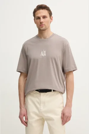 Armani Exchange T-shirt bawełniany męski kolor z aplikacją XM000363 AF12308