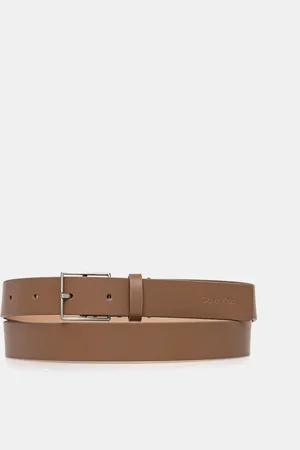 Calvin Klein Pasek skórzany damski kolor K60K612923