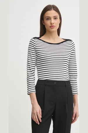 Benetton Longsleeve bawełniany kolor 30YSD109W