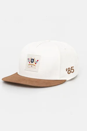Tommy Hilfiger Czapka z daszkiem bawełniana kolor z aplikacją AM0AM13161