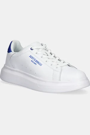 Roberto Cavalli Sneakersy skórzane męskie kolor 78QA3SBFZPA96003
