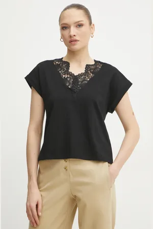 Twin-Set T-shirt bawełniany damski kolor 251TP2292