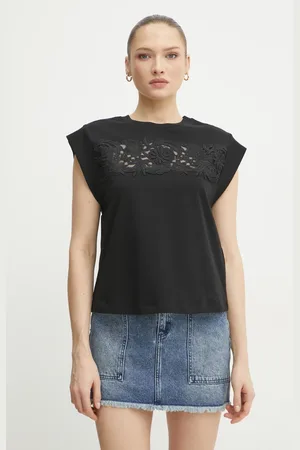 Twin-Set T-shirt bawełniany damski kolor 251TP2073
