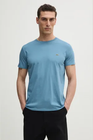 Lacoste T-shirt bawełniany męski kolor gładki TH6709