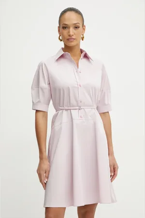 HUGO BOSS Sukienka kolor mini rozkloszowana 50537388