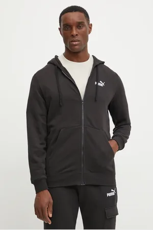 PUMA Bluza męska kolor z kapturem z aplikacją 682588