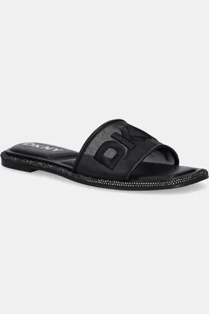 DKNY Klapki Badin Logo damskie kolor K1565205