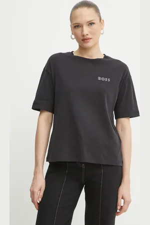 HUGO BOSS T-shirt bawełniany damski kolor 50535106
