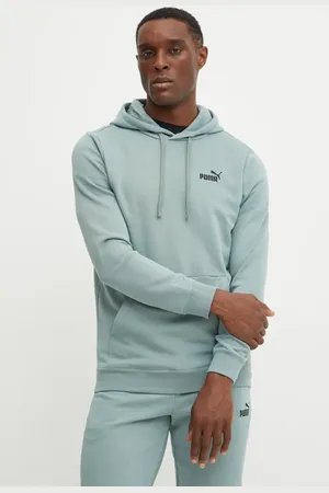 PUMA Bluza męska kolor z kapturem gładka 682577