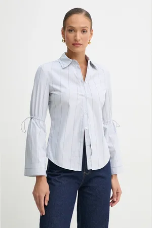 Pinko Koszula bawełniana damska kolor regular z kołnierzykiem klasycznym 104842 A2FH