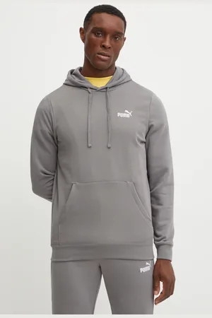 PUMA Bluza męska kolor z kapturem gładka 682577