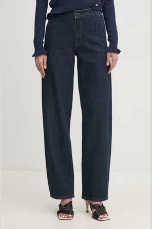Benetton Jeansy damskie kolor 4SAWDF08B