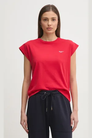 Pepe Jeans T-shirt bawełniany BLOOMA damski kolor PL506030