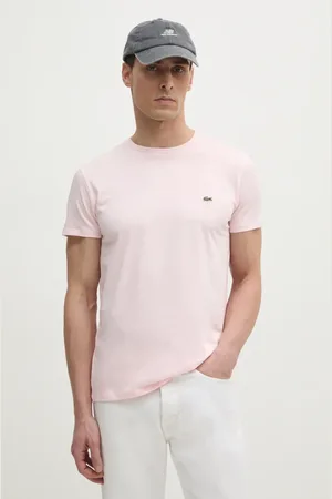 Lacoste T-shirt bawełniany męski kolor gładki TH6709