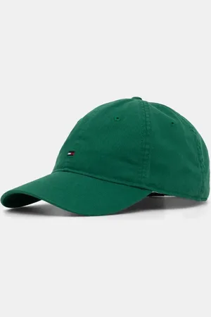 Tommy Hilfiger Czapka z daszkiem bawełniana kolor gładka AM0AM13159