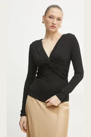 HUGO BOSS Bluzka damska kolor gładka 50534546
