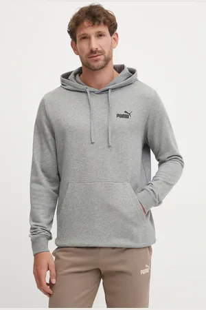 PUMA Bluza męska kolor z kapturem gładka 682576