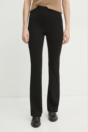HUGO BOSS Spodnie damskie kolor dzwony high waist 50535383