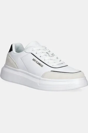Roberto Cavalli Sneakersy skórzane męskie kolor 78QA3SBDZPA94003